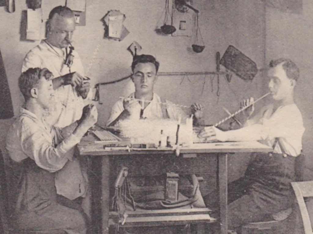 Glasperlenherstellung in Lauscha