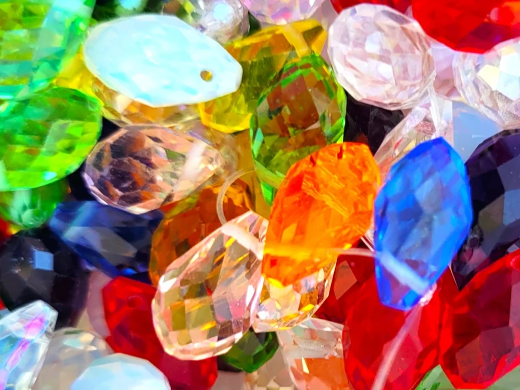 Glasperlen für Sonnenfänger