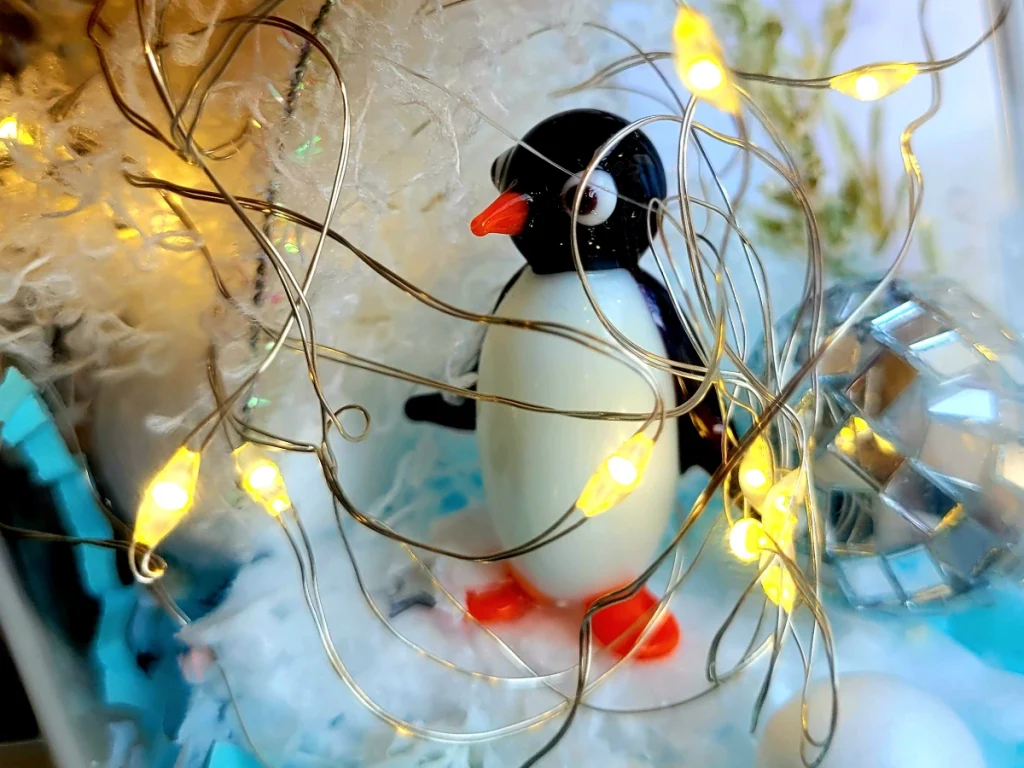 Glaspinguin sucht eine Herberge